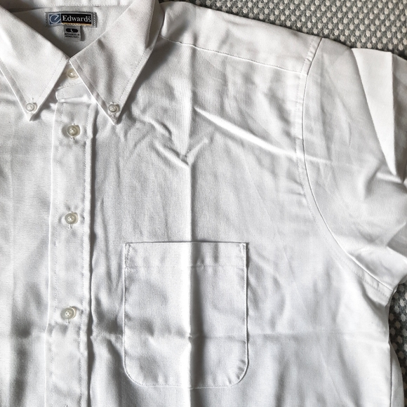Edwards Men's white shirt size L - Picture 6 of 8